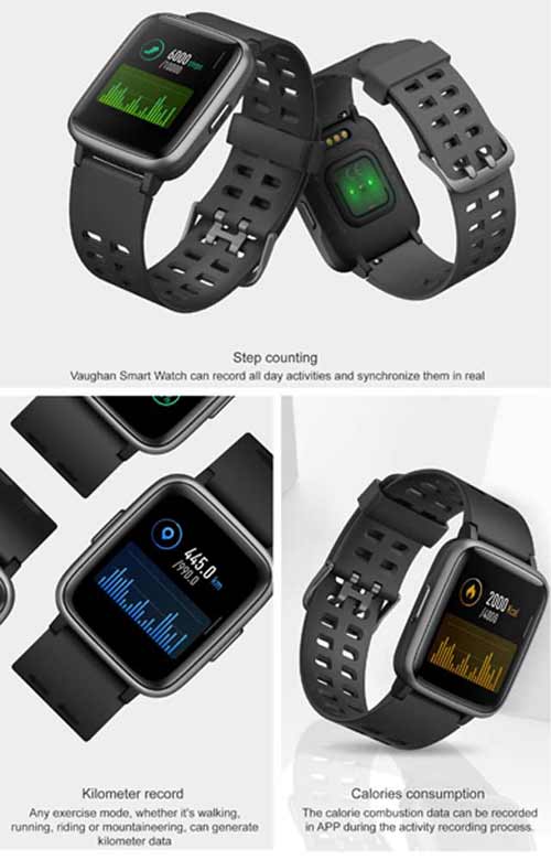 VAUGHAN - @memorii Fitness Smart Watch