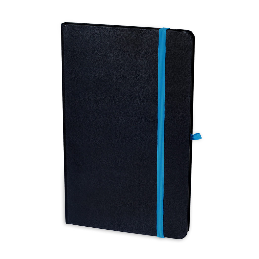 SUKH - SANTHOME A5 Hardcover Ruled Notebook Black-Blue