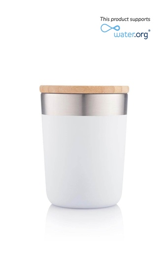 [DWHL 3177] R-LAREN - CHANGE Collection Recycled Insulated Mug - White