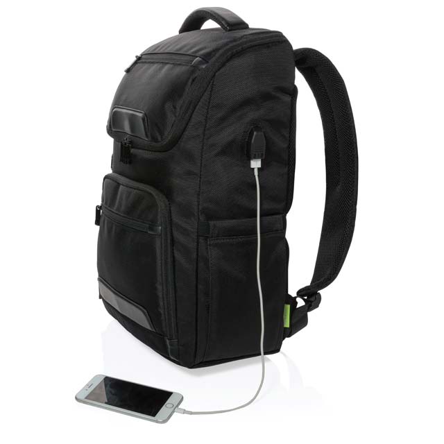 CASTILE- UV-C Sterilization Backpack in Anti-microbial RPET Fabric