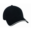 SANTHOME Performance Sports Caps - Black / White