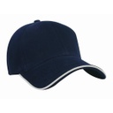 SANTHOME Performance Sports Caps - Navy Blue / White