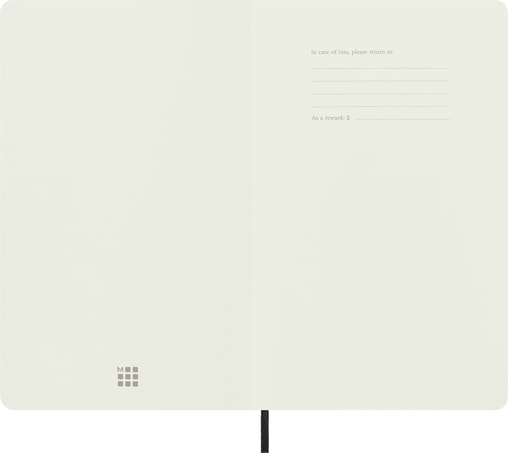 Moleskine Classic Large Ruled Soft Cover Notebook - Black