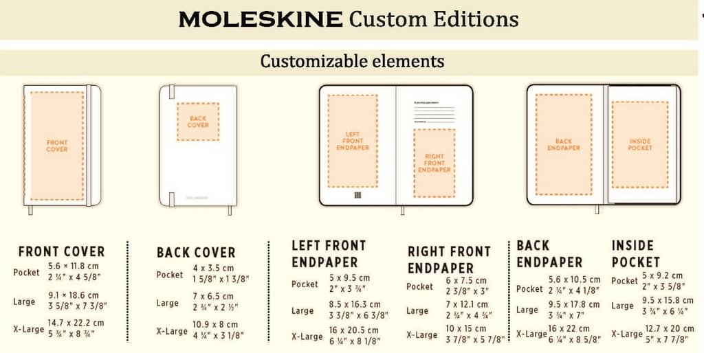 Moleskine Classic Large Ruled Hard Cover Notebook - Navy Blue