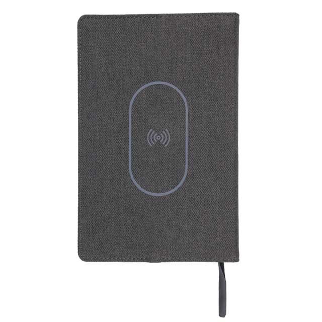 PESSAC - SANTHOME A5 Notebook With Wireless Charger
