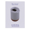 GOUDA - Hans Larsen Vacuum Mug With Cork Base - Grey