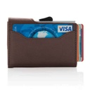 VATRA - c-secure PU RFID Card Holder Cum Wallet Brown