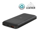 ALBECK - Recycled Leather 10000mAh PD Powerbank - Black