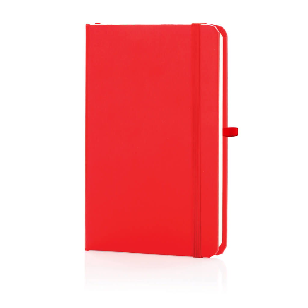 Santhome Khus Hardcover A6 Ruled PVC Notebook Red