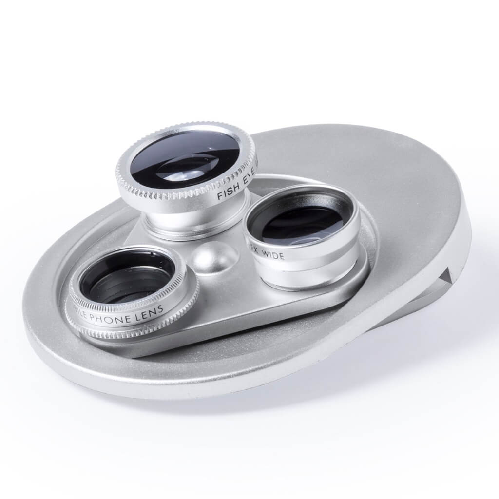DEPOK - Universal Lens System For Smartphone 4-in-1 Silver