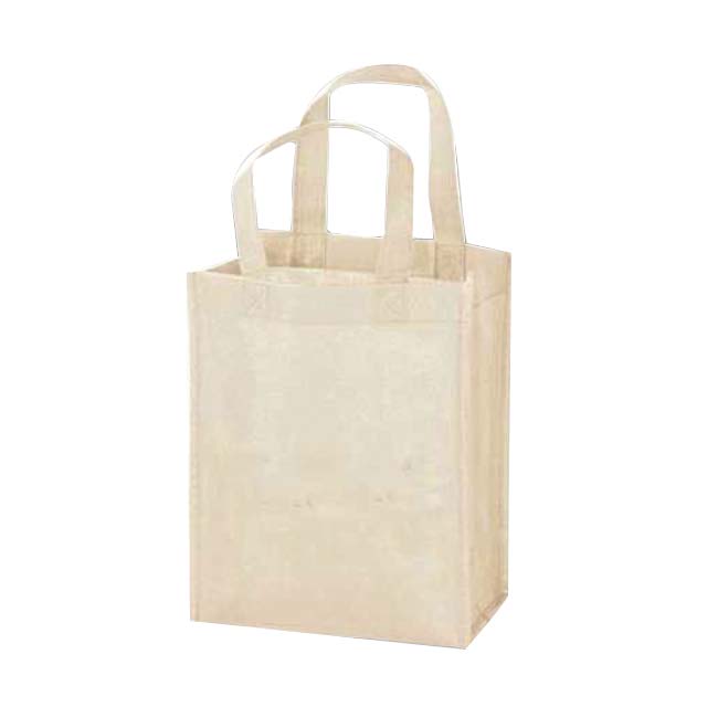 Non-Woven Shopping Bag Vertical Cream