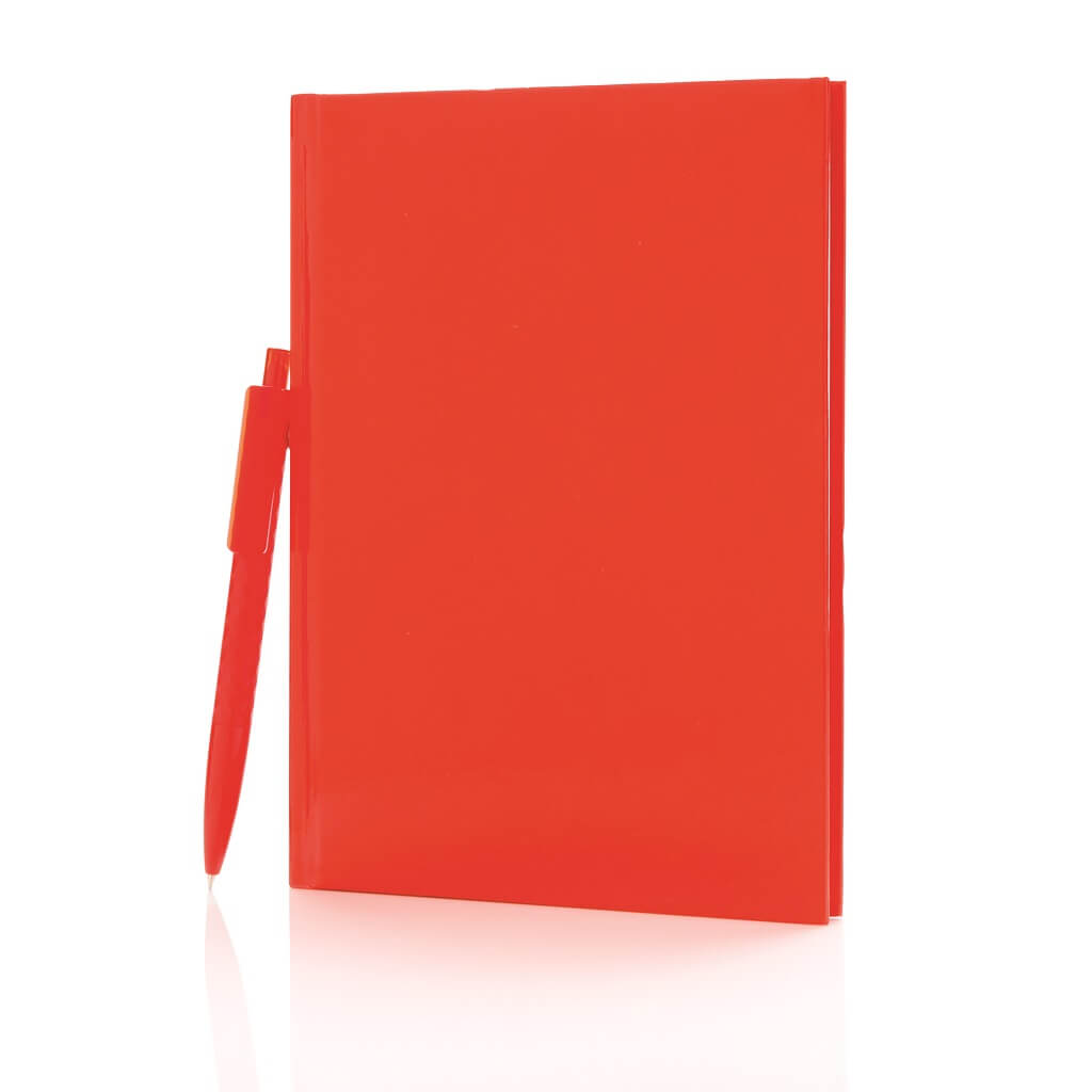 XD A5 Hard Cover Notebook With Pen - Red
