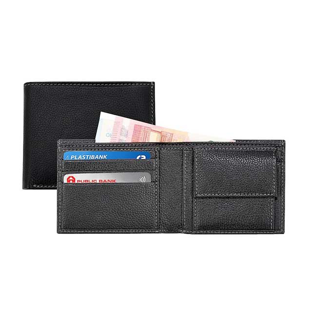 CANCUN - SANTHOME Men's Wallet In Genuine Leather (Anti-microbial)