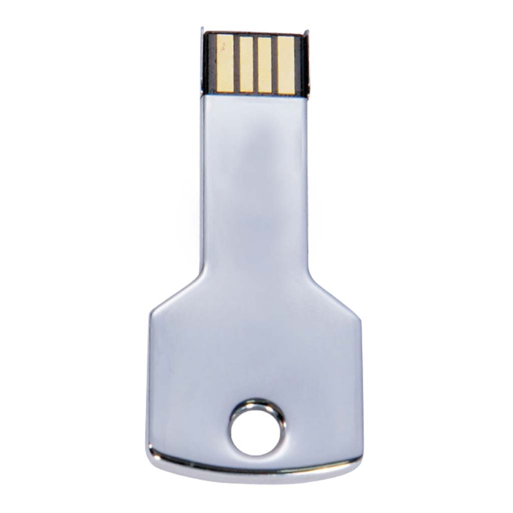 Key Shape Metal USB Flash Drive - 4GB